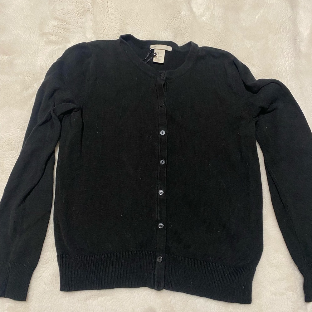 H&M black cardigan
